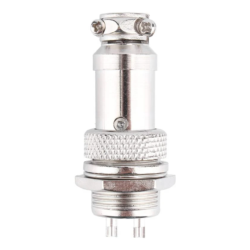 GX16 Авиационный разъем 2-контактный 400 В винтовой папа и мама стыкового кабеля