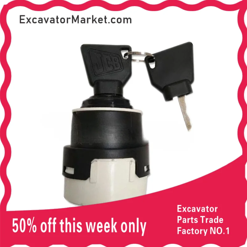 Elt20-0039 701/8084 Jcb 210 240 230 370 новый 701/80884 85804674 Выключатель зажигания 50988 W 2 ключа подходит