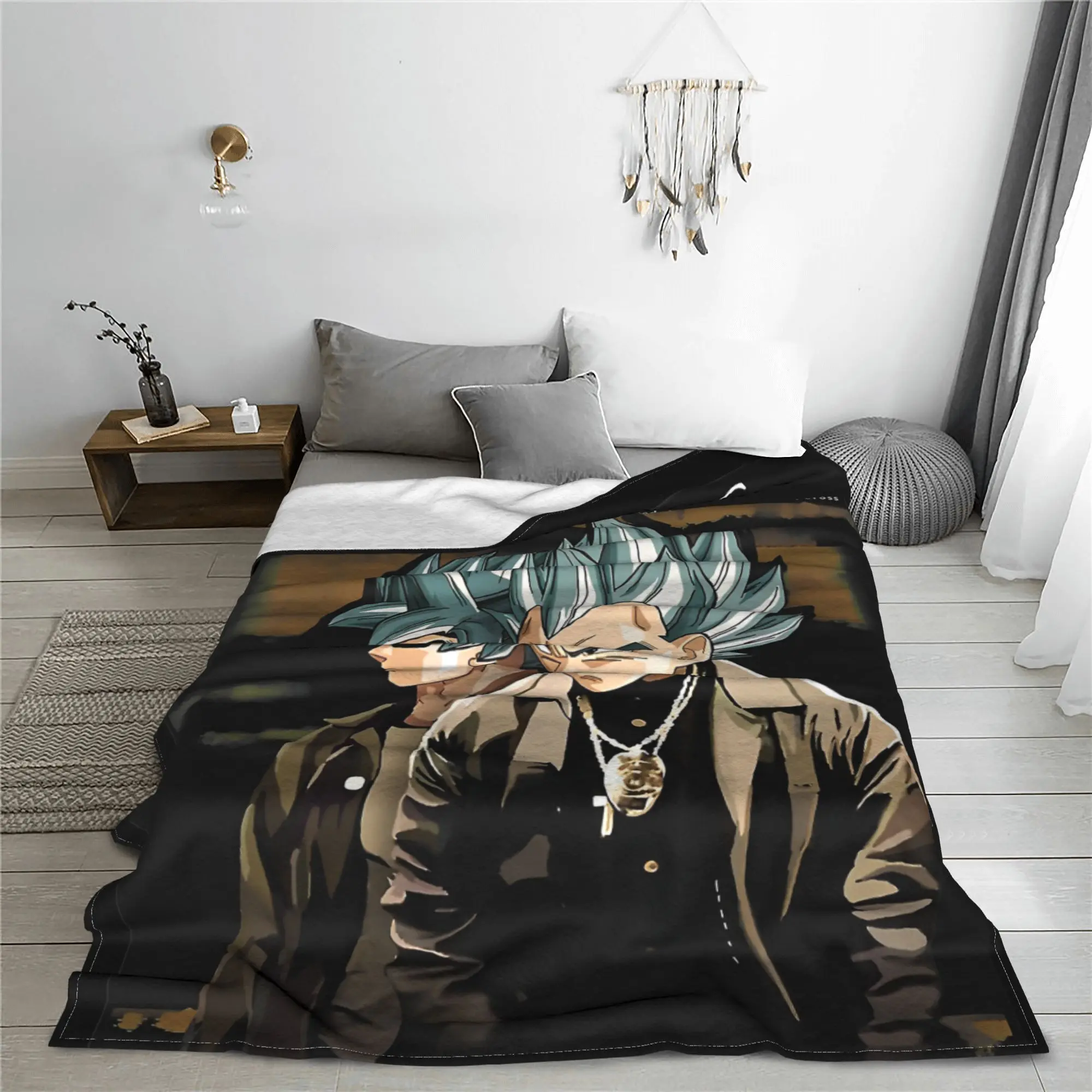 Одеяло Training Day Dragon Ball Z флисовое мягкое одеяло для путешествий в самолете коврик