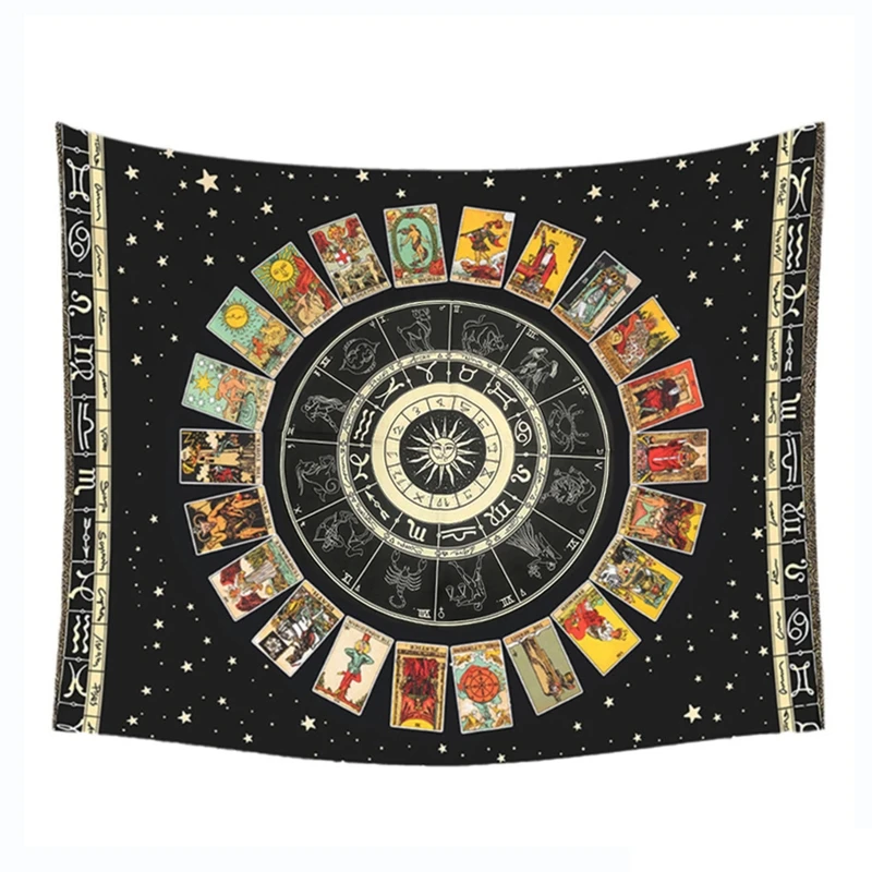 

Pendulum Divination Altar Tablecloth Board Game Card Pad Table Cloth Metaphysical Board Game Mat Room Hanging Tapestry