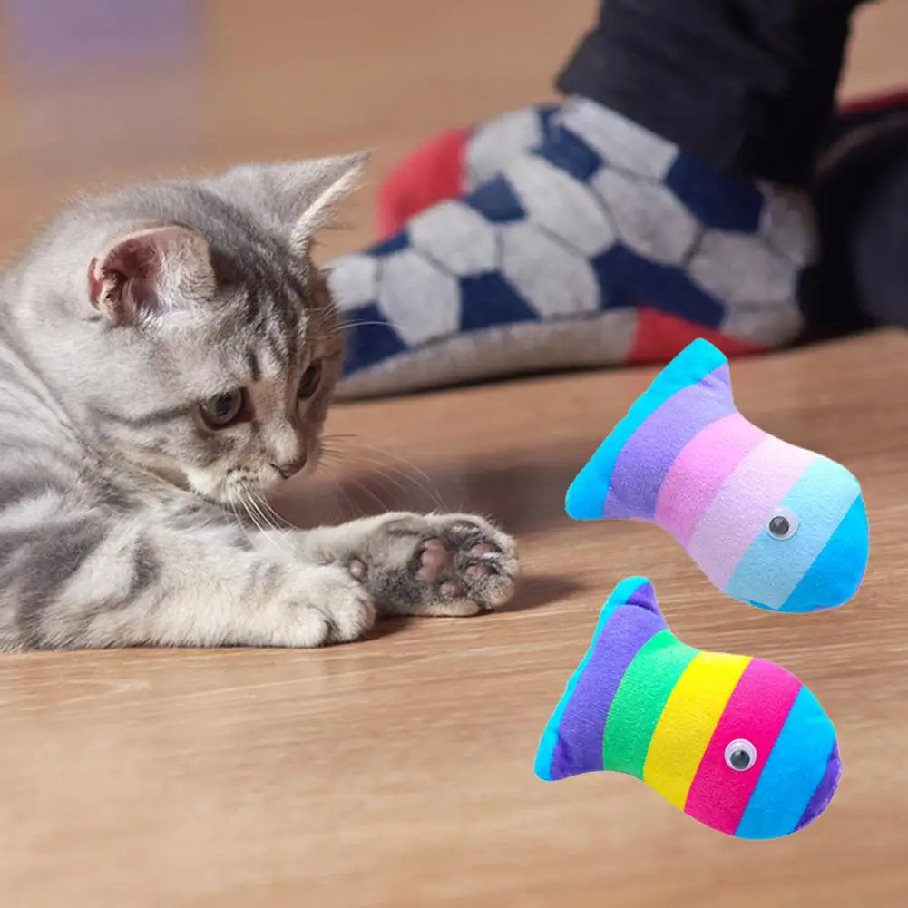 

Catnip Toy Soft Cat Teaser Toy Pet Dog Training Catnip Plush Toy