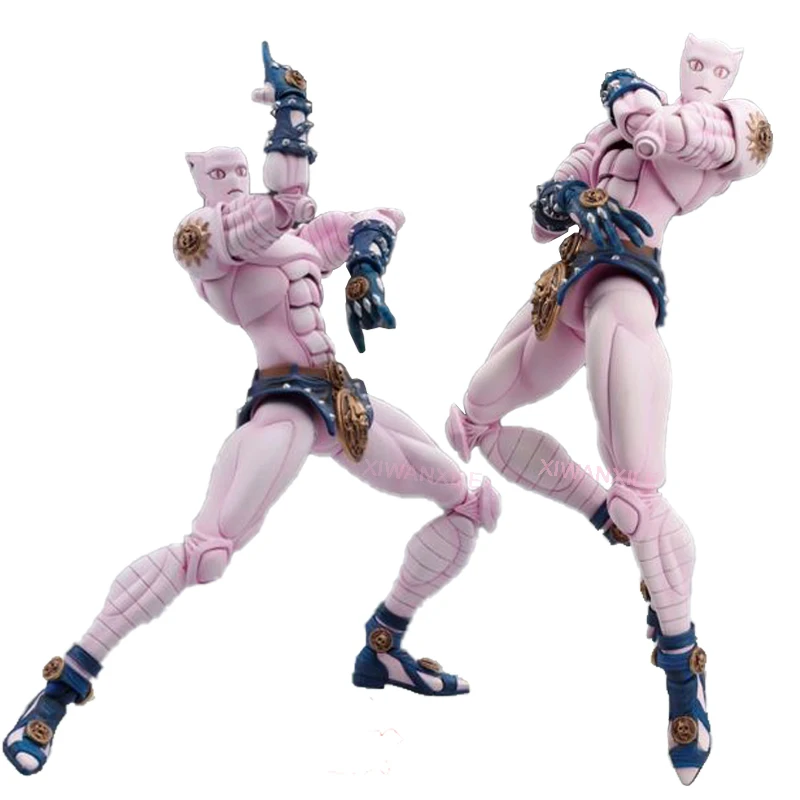 

16cm JoJo's Bizarre Adventure Anime Figure #16 #25 Killer Queen Second Action Figure Super Action Statue Collectible Model Toys