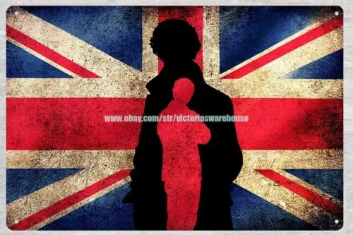 1p домашнего декора Шерлок британская детективная драма металлическая жестяная