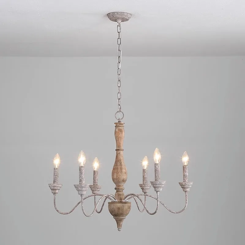 Винтажная железная люстра