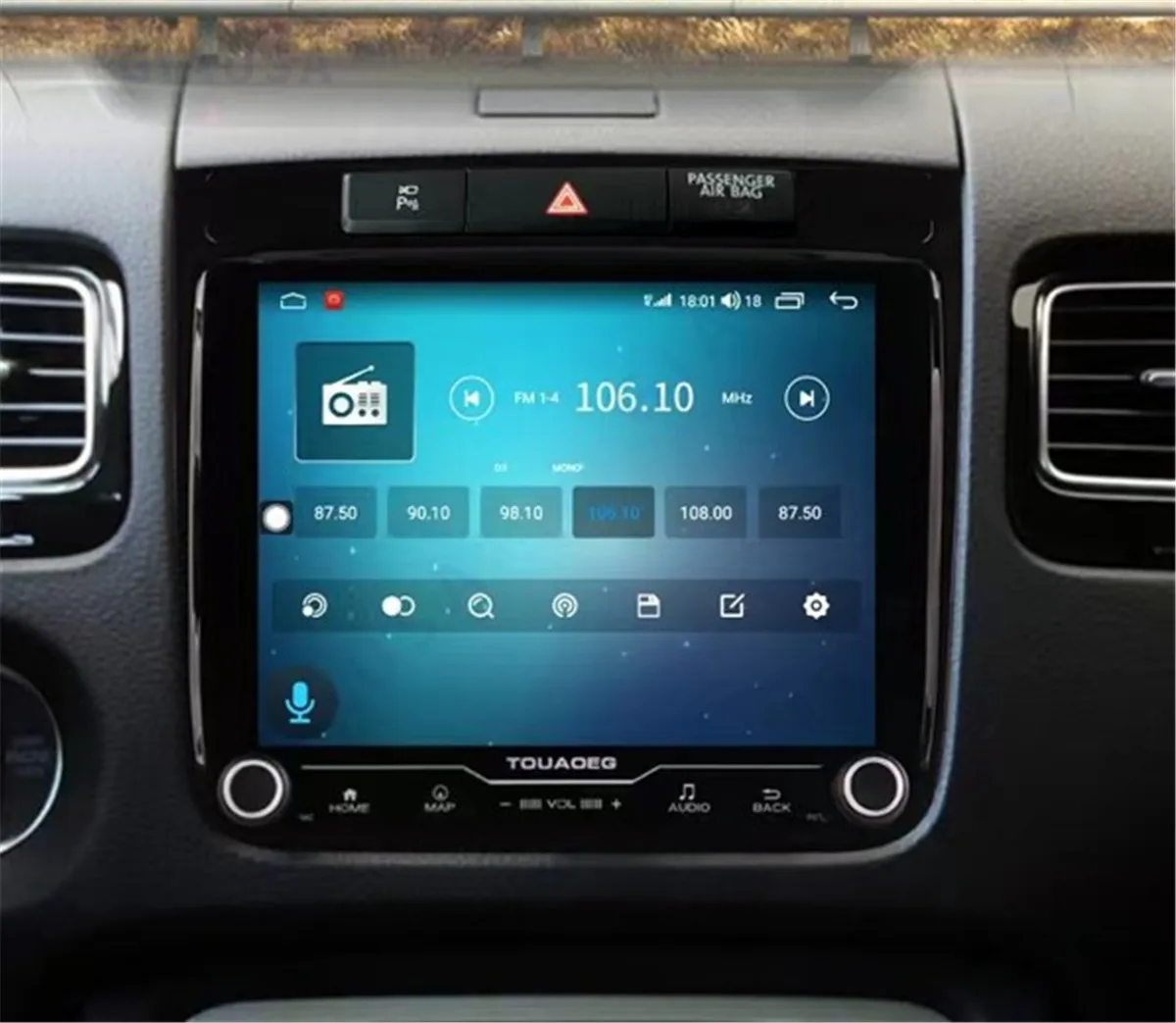 256G Автомобильный Радио Беспроводной Carplay Для VW Volkswagen Touareg 2011 2012 2013 2014 2015 2016 2017 2018