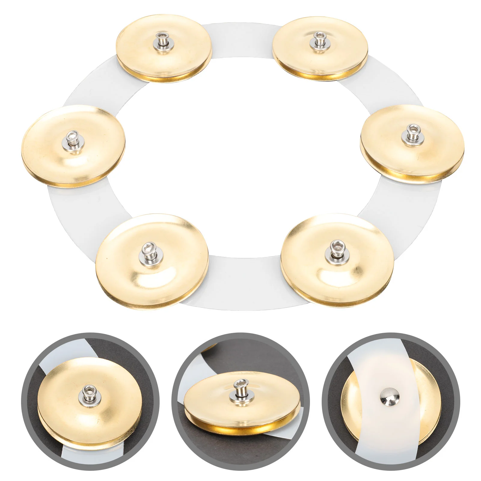 

Drum Bell Hat Cymbal Ring Ching Accessoriestambourine Hihats Meinlmount Sturdy Jingle Effect Rattler Portable Bellsjingles