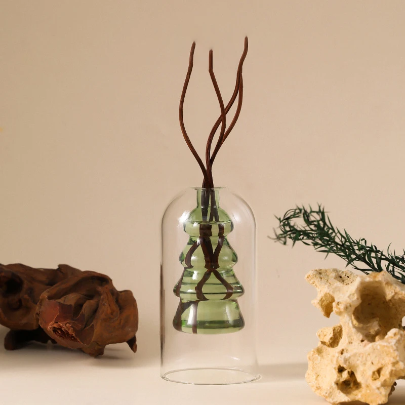 Двухслойный распылитель ароматерапии 1 шт. флакон из прозрачного стекла бутылки