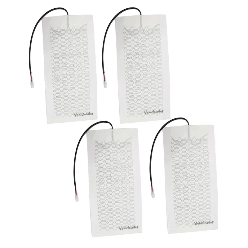 2x/4x 12 В универсальные автомобильные чехлы для сидений с подогревом, коврик из углеродного волокна, грелка для автомобильных сидений, зимний теплый коврик с подогревом 48 см x 28 см