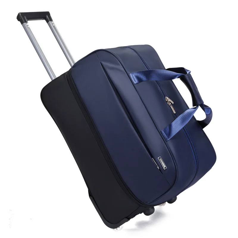 Luggage Travel Bags Pull Bar Bag Large Capacity Increment Height Band Spread Layer Tug Bag Boarding Bag Folding Storage Handbag