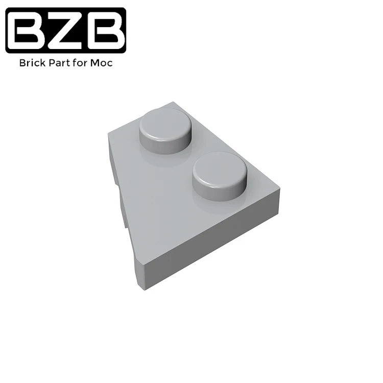 

Танкетная пластина BZB MOC 24299, 2x2, левая совместимая сборка частиц, детали конструктора, игрушки-пазлы для творчества, подарок для детей