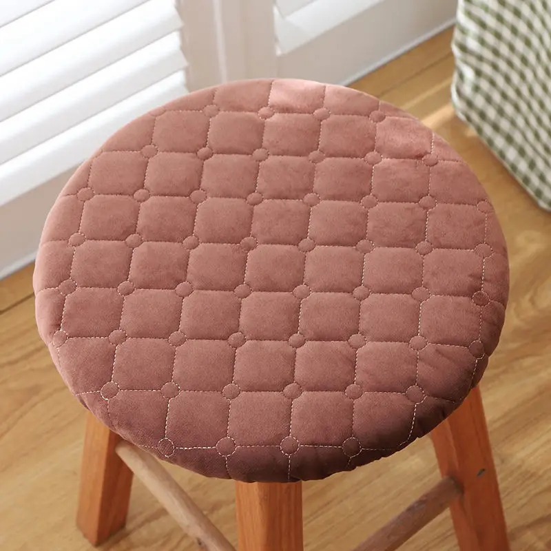 Круглая подушка для стула из полиэстера/хлопка