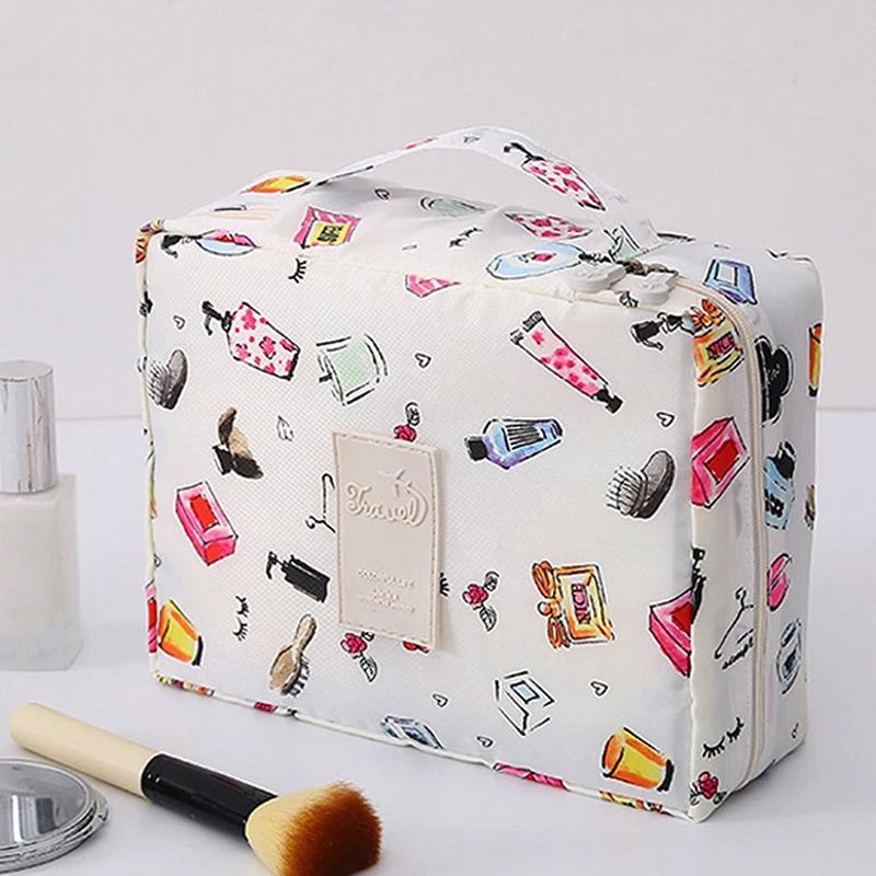 

Multifunction Women Outdoor Storage Bag Toiletries Organize Cosmetic Bag Portable Waterproof Female Travel Make Up Cases