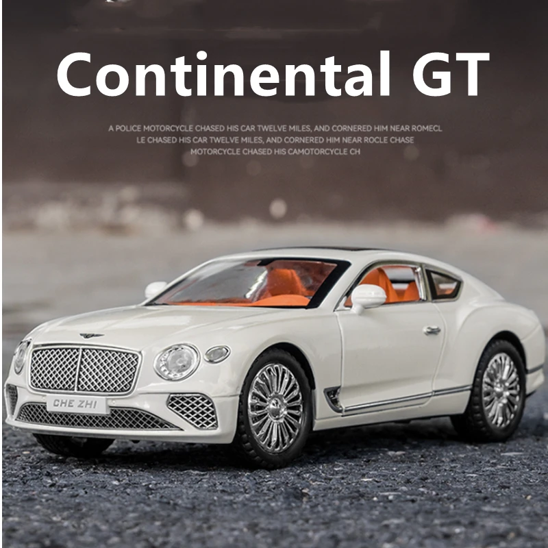 

1:24 Continental GT Alloy Model Car Toy Diecasts Metal Casting Sound and Light Car Toys Vehicle