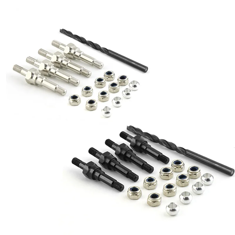 Передние и задние универсальные амортизирующие крепления из углеродистой стали для ARRMA 1/8 KRATON 6S TYPHON OUTCAST 1/7 HD 1/10 4WD KRATON Радиоуправляемый автомобиль