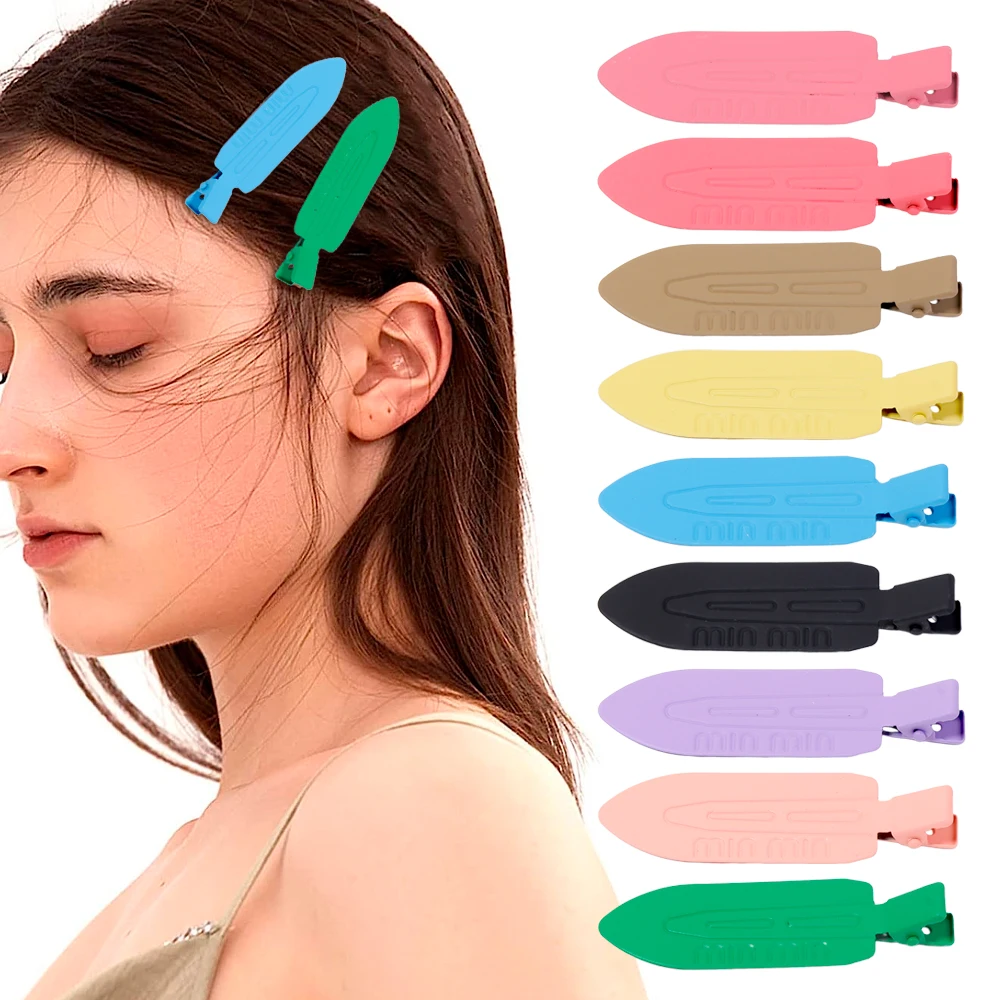 

9Pcs/Set Hair Cilp Mix Color Cute Alloy Material Barrettes For Women Female Girl Hair Accessories Not Hurt Hair