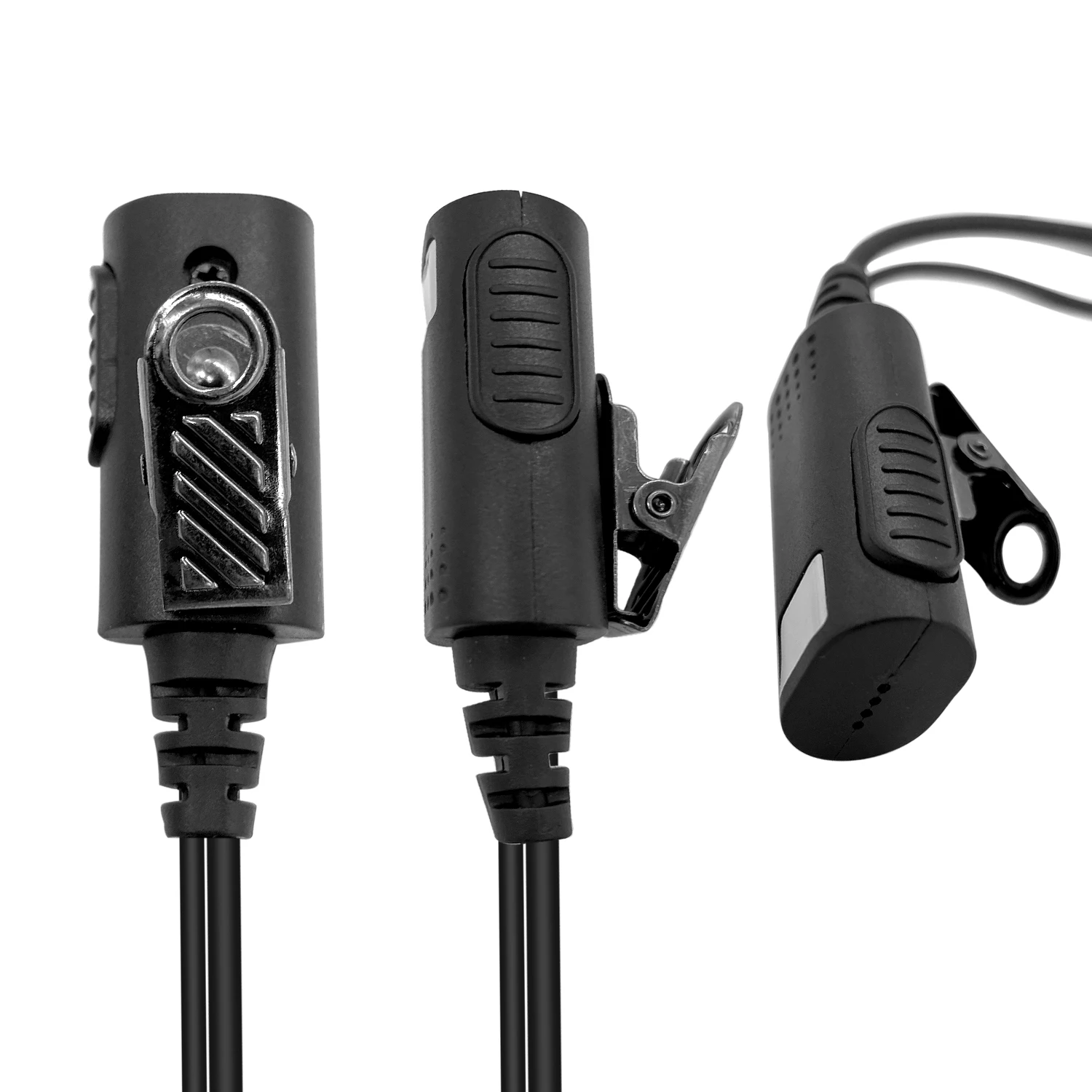 Big PTT G type earphone long coil straight strip special walkie talkie Earpiece microphone headset for baofeng two way radios