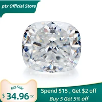 loose gemstones moissanite diamond best d color excellent crushed ice cushion cut gem stone for jewelry diamond ring