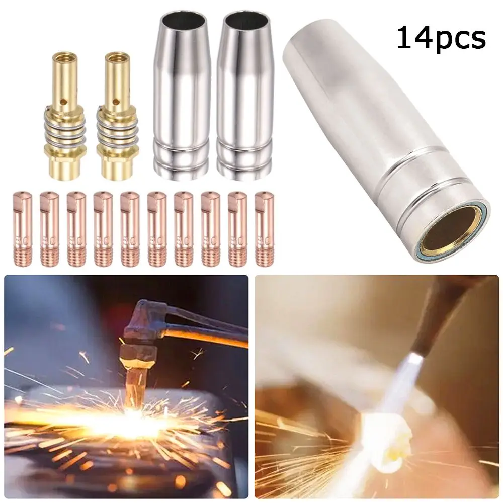 

Набор медных держателей для электропроводящих контактных наконечников MB15 15AK, расходные материалы, паяльный инструмент, набор сварочных насадок MIG