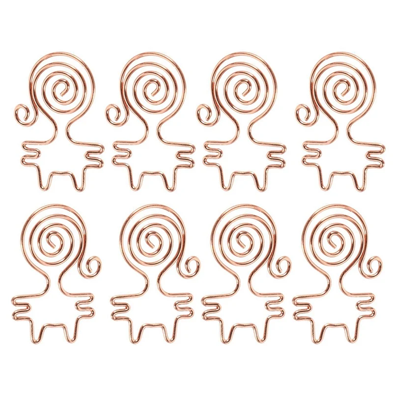 

Rose Gold 24Pcs/Box Kawaii Cat Paper Clips Bookmark Planner Tools Scrapbooking Tools Binder Paper Clip