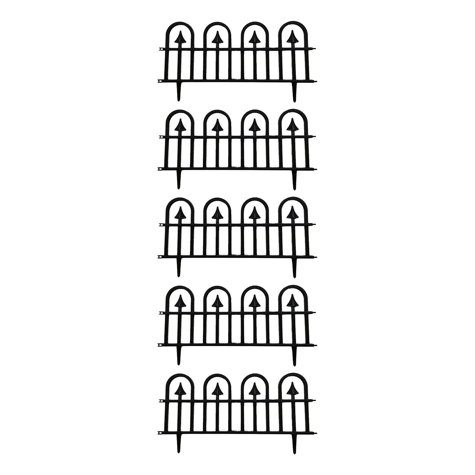

5Pcs Garden Edging Border Decoration Flexible Garden Fencing for Landscaping Flower Bed Walkway Outdoor Garden Sidewalks Lawns