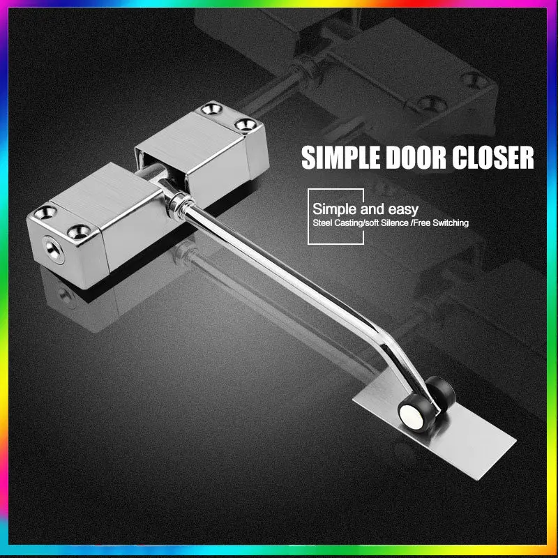 

Stainless Steel Automatic Spring Door Closer Door Closing Device Can Adjust The Door Closing Device
