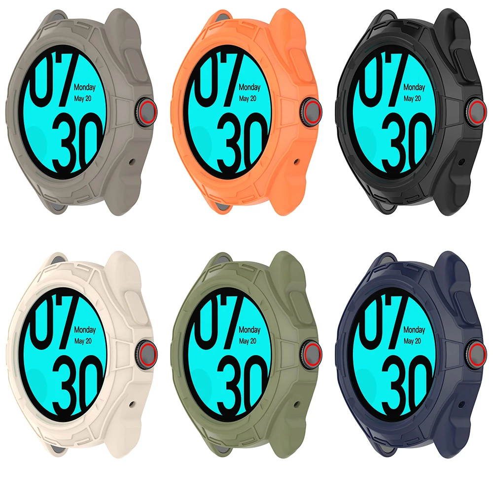 Фото Мягкий чехол из ТПУ для Ticwatch Pro 5 Enduro, аксессуары для умных часов Ticwatch Pro 5, защитная рамка, защитный бампер №5