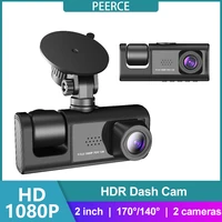 peerce car dvr v3 hd 1080p 170%c2%b0 wide angle 4 inch recorder adsorbed universal driving recorder dvr camera new arrived