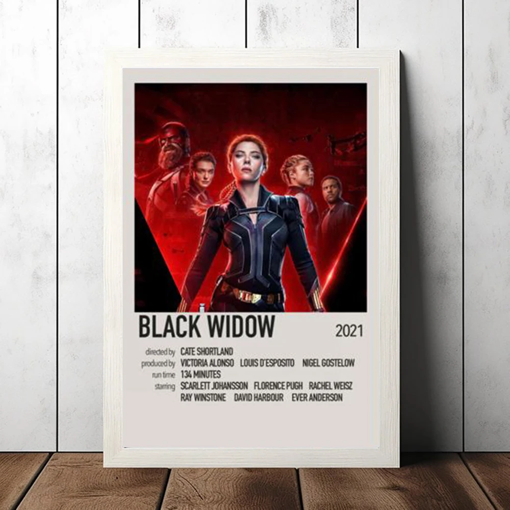 Постер Фильма Marvel Железный человек Человек-паук Черная Вдова Дэдпул Росомаха на