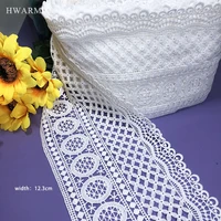 5yard ivory lace fabric ribbon good sewing accessories diy women skirt dress decoration for home hollow out embroidery trim