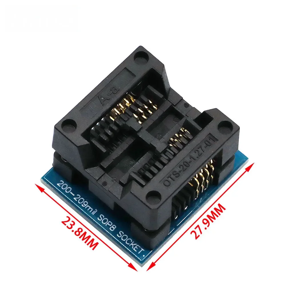 Фото Многофункциональный адаптер SMD-DIP для программирования, тестовая колодка SOP16 150/200mil, SOP8 208/209mil для программатора чипов SPI Flash EEPROM №4