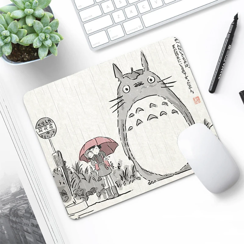 

Маленький коврик для мыши в стиле аниме Totoro, игровой коврик для клавиатуры, коврик для мыши, компьютерные аксессуары, коврики для настольног...