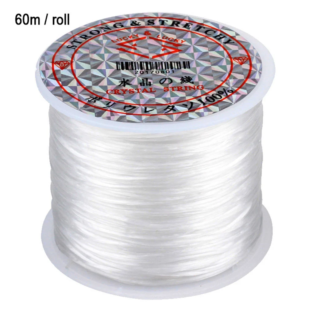 60m/roll Elastic Beading Thread Jewelry Making DIY Cords Wristband Bracelet Necklace Anklet |