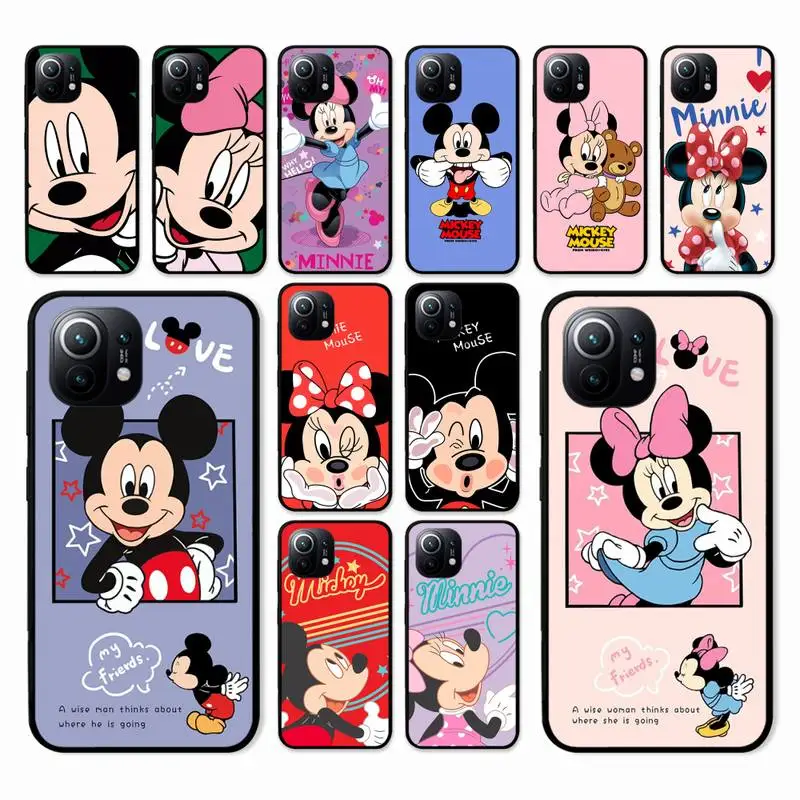 

Bandai mickey minnie mouse Phone Case For Xiaomi Mi Note 10 Pro 8 Lite 9 Se 10T 6X 6 5X 5 F1 Mix 2S Max 2 3 Cover