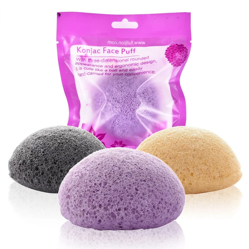 

1 Per Piece, Multiple Color Options Konjac Sponge Organic Skincare Facia Deep Pore Cleansing