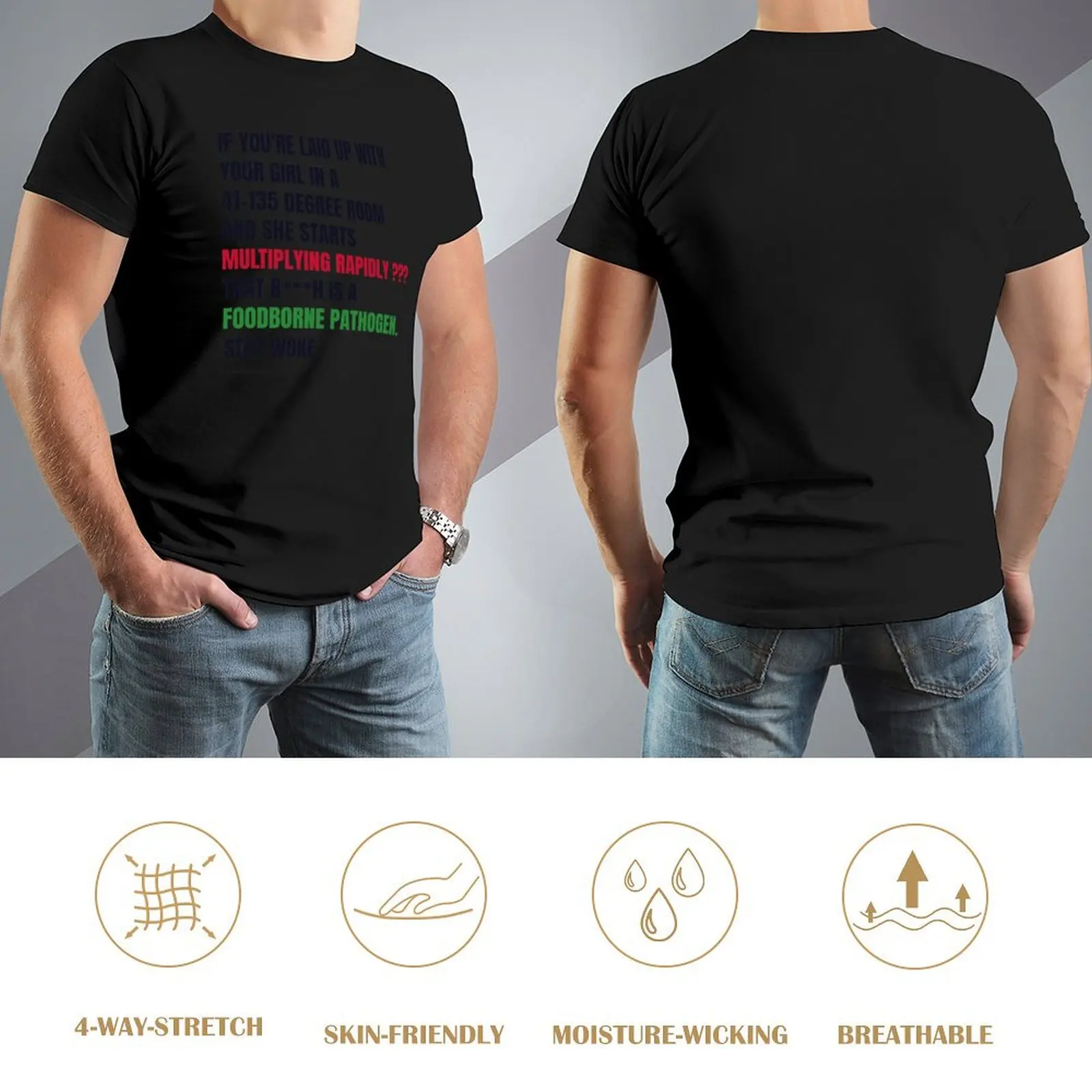 Your Girl Might be a Foodborne Pathogen - футболки Oddly Specific больших размеров мужские рубашки