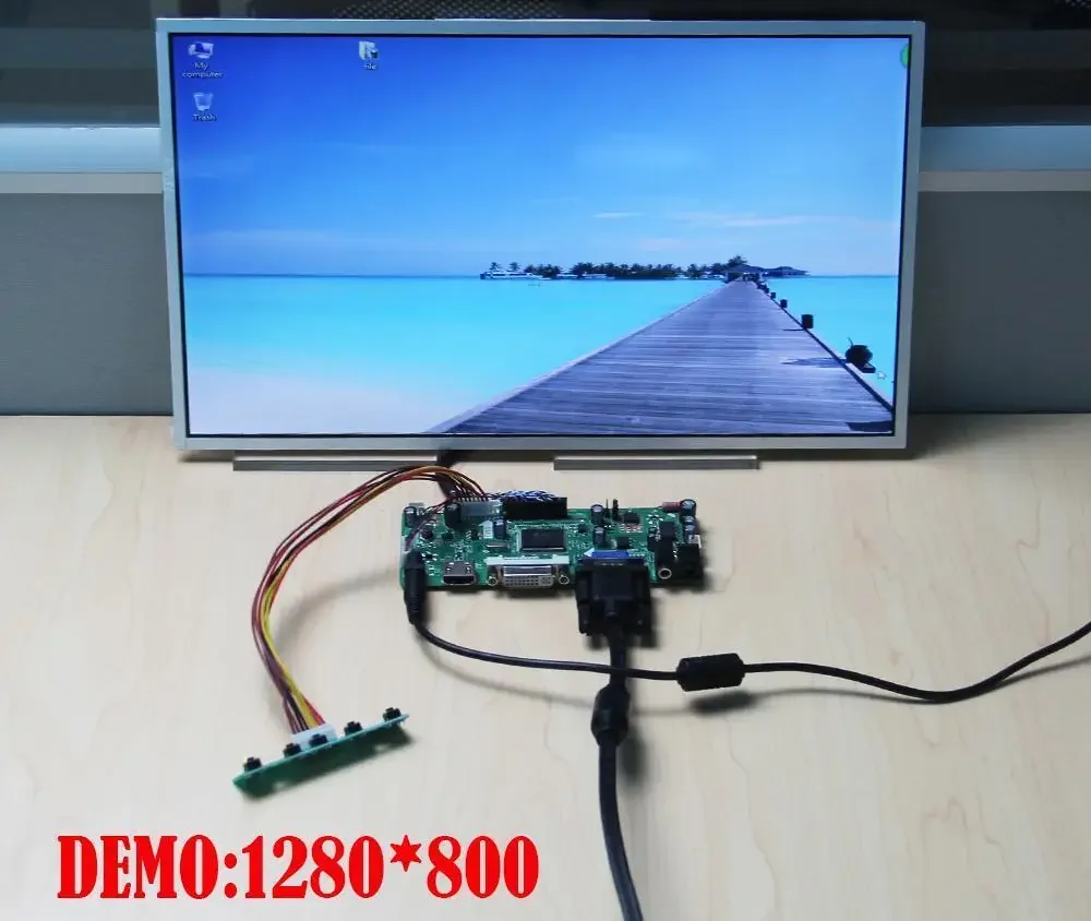 M.NT68676 Плата контроллера HDMI-совместимый DVI VGA для B089AW01 V1 1024X600 Светодиодная панель