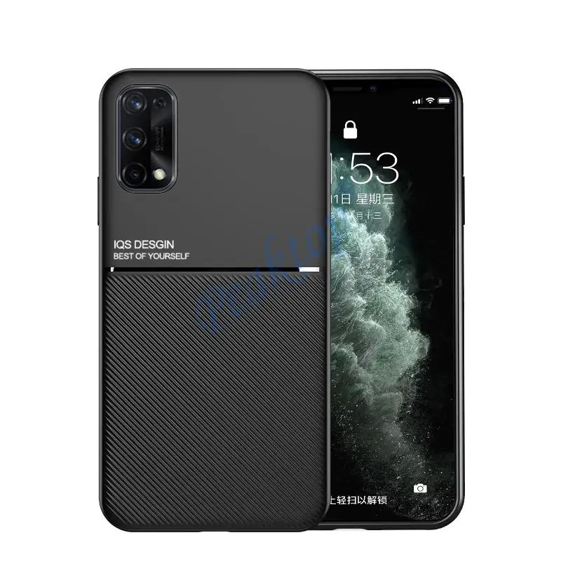 magnetic luxury case for oppo realme 7 5g 6 q3 pro gt realmi x2 xt phone case for reno 7 6 pro plus 5 lite 4 3 4z reno7 cover free global shipping