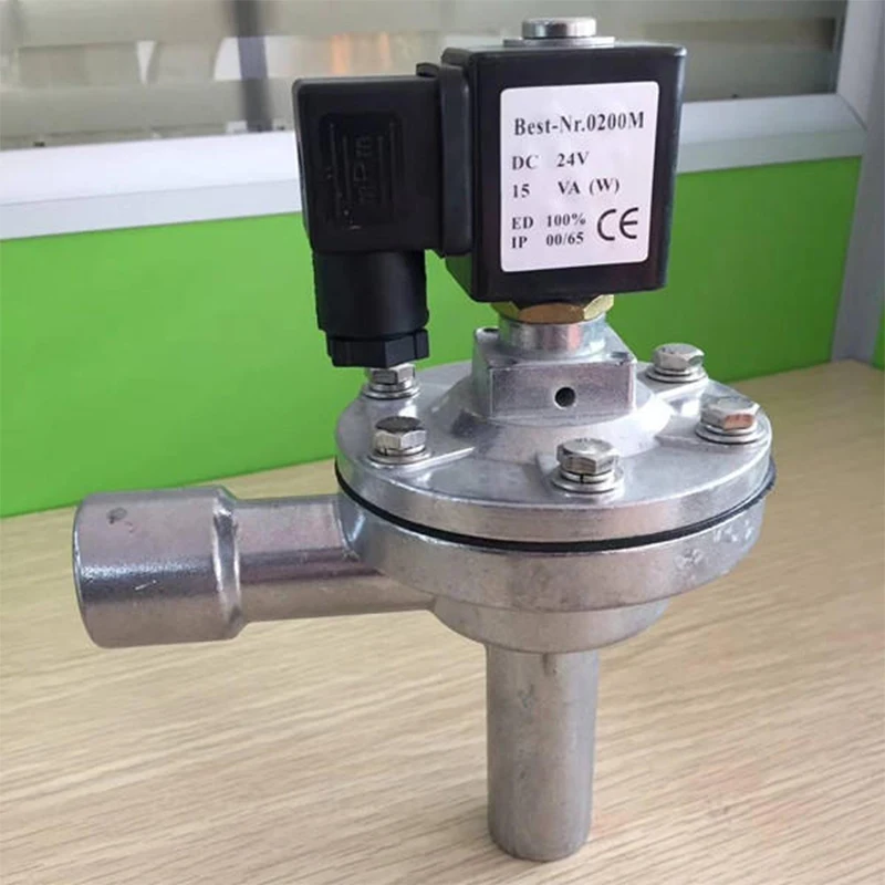 Прямоугольный длинный трубный Тип электромагнитного импульсного клапана для