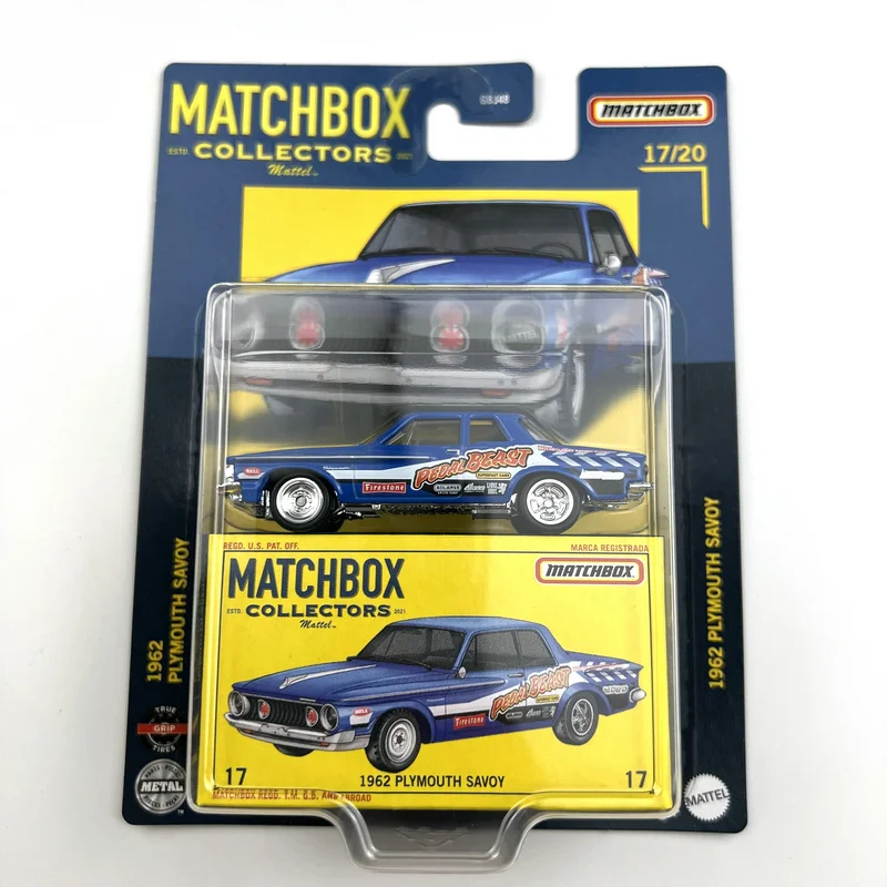 

2022 Matchbox Collectors Cars 1962 PLYMOUTH SAVOY 1/64 Metal Diecast Collection Model Toy Vehicles GBJ48