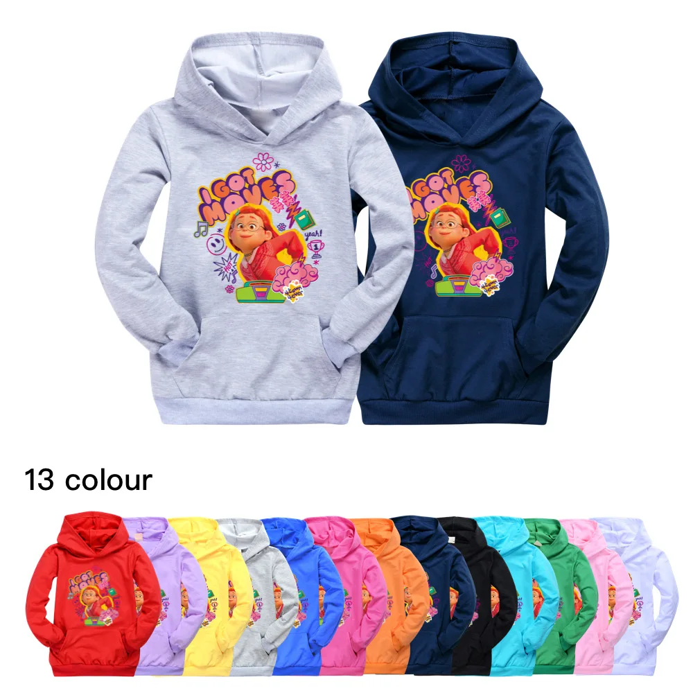 

Children Movie Turning Red Clothes Kids Cartoon Hoodies with Front Pocket Boys Long Sleeve Coats Toddler Girls Red Panda Costume