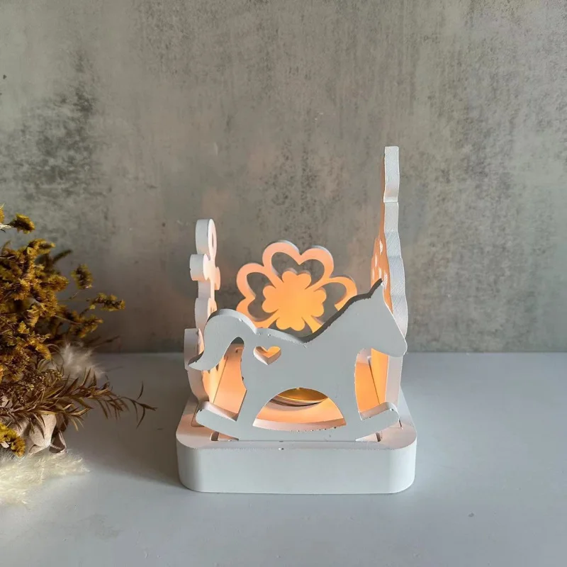 Свеча для торта Троянская подставка подсвечника Лодка Анчо Четыре отверстия