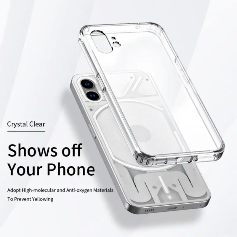 

Thin And Transparent Mobile Phone Shell For Nothing Phone Transparent PC Soft And Hard Case Suitable For Nothing Phone Case