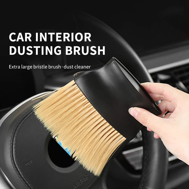 

Car Detailing Soft Brush For Model 3 Y 2022 Car Brush Cleaning Kit Outlet Cleaning Interior Dusting Brush Tool Auto Accessories