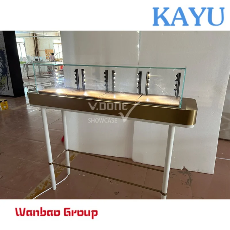 Professional Manufacturers Glass Showcase For Gold Jewelry Shop Furniture Design Jewellery Counter Display