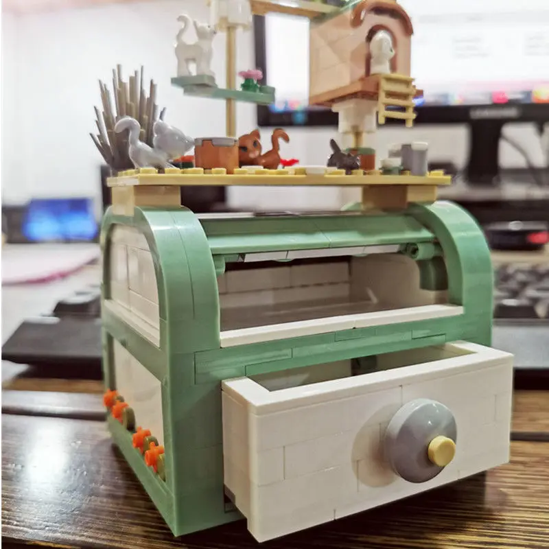 Ящик для девочек в сборе конструктор Подарочная коробка шкатулка колец