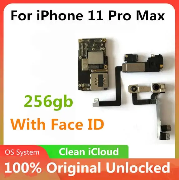 Заводская разблокированная материнская плата для iPhone 12 бесплатный iCloud 11 Pro Max