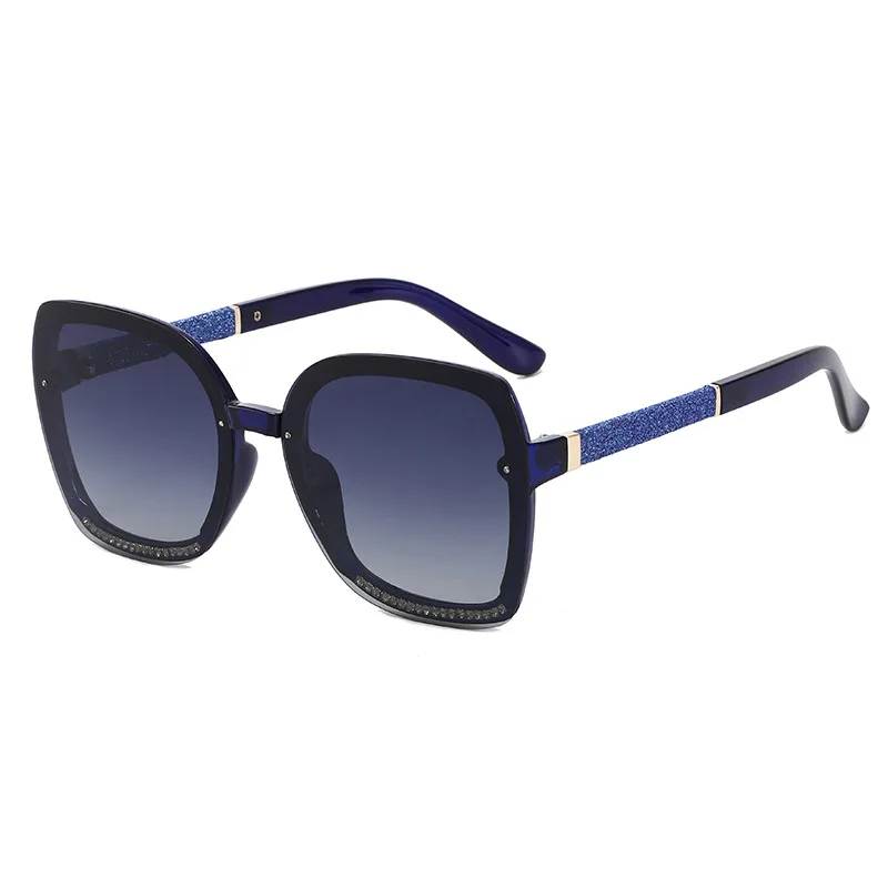 Большие поляризационные солнцезащитные очки женские модные квадратные мужские