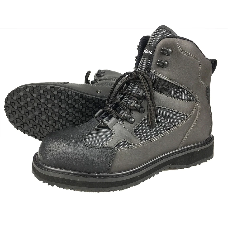 Fishing Boots Reef Rock Fishing Shoes Rubber or Felt Sole Upstream Winter Fly Fishing Hunting Wading Boots Fishing Waders