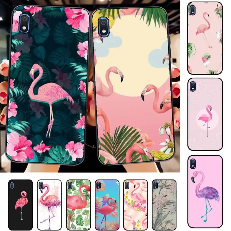 

Lovely Art Flamingo Phone Case for Samsung A51 01 50 71 21S 70 31 40 30 10 20 S E 11 91 A7 A8 2018