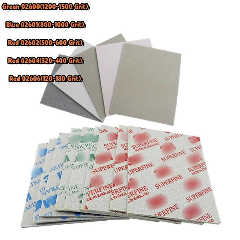 

1/2/5/10 шт., губчатая наждачная бумага, зернистость 120-1500, влажная и сухая шлифовка, форма для наждачной бумаги, электронный пластик, полировка мобильного телефона